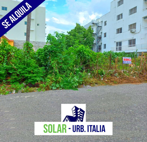 Solar De 440 Metros En La Urb. Italia S.d. Este