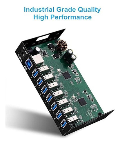 Gekry Hub Usb 3.0 Concentrador De Datos Usb Caja De