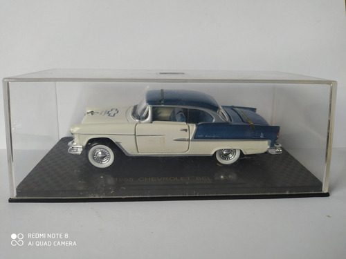 Road Champs 1955 Chevrolet Bel Air Blanco , Azul