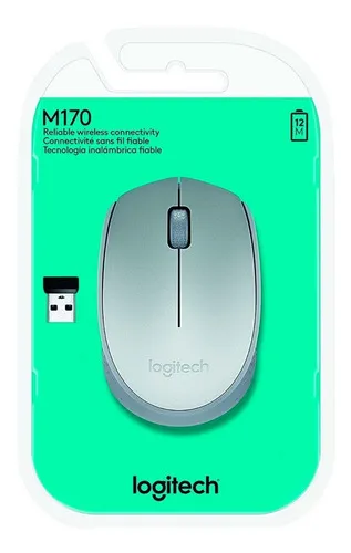 Mouse Inalambrico Logitech M170 Pc Mac Gris 910-005334