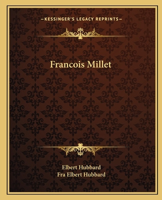 Libro Francois Millet - Hubbard, Elbert