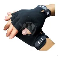 Comprar Guantes Tacticos Elastizados Antidesliza Dedo Cortado Negros