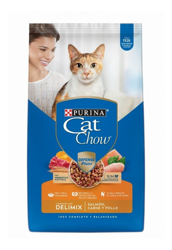Imagen 1 de 2 de Cat Chow Defense Plus Delimix Gato Adulto Sabor Mix De 15kg