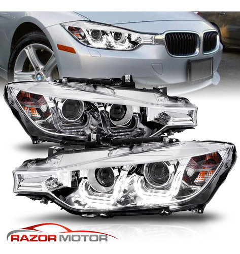 Par Faro Cromado Led 4dr Bmw 320i Luxury 2015 2.0l