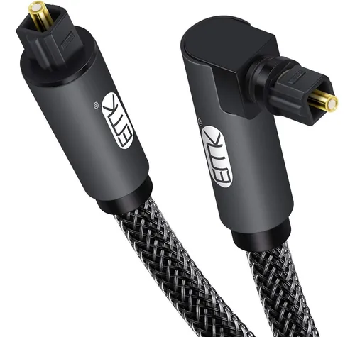 Cable De Audio Optico Digital Emk Toslink S / Pdif De 2 Mt