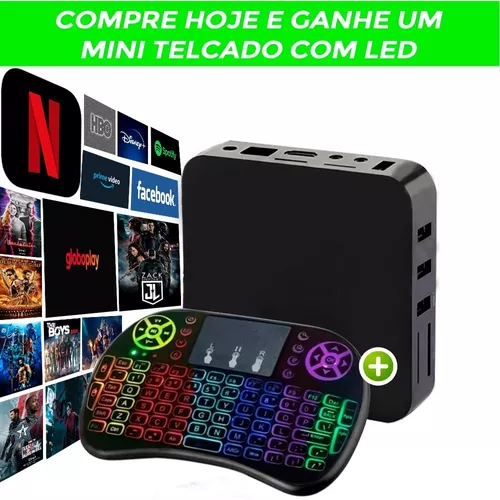 Tv Box Pronta Entrega Frete Grátis + Mini Teclado Brinde