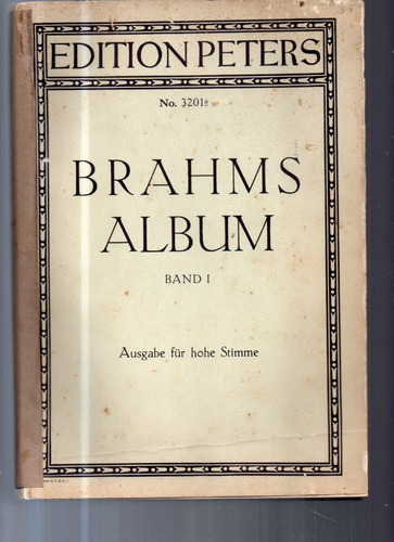 Brahms Album Band I  Partitura