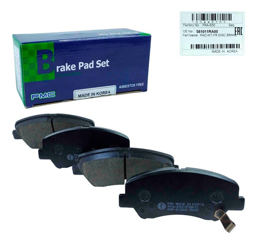 Imagen 2 de 9 de Pastillas Delanteras Elantra Md 2011 2012 2013 Original