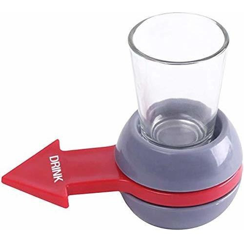 Spin The Shot Fun Party Drinking Game, Includes 2 Ounce Shot