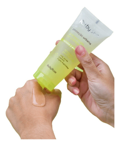 Imagem 3 de 10 de Sabonete Gel De Limpeza Facial Proteção Urbana Ruby Rose