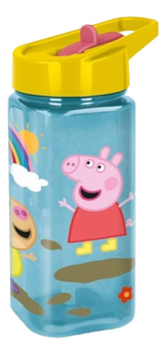 Peppa Pig Botella 510 Ml Square Water Color Amarillo