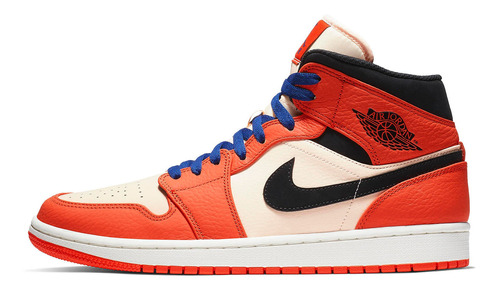 Zapatillas Jordan 1 Mid Team Orange Black 852542-800   