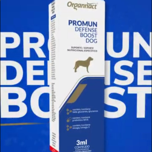 Kit 2 Promun Defense Boost Dog 3ml Suplemento Cães Vitaminas Organnact | Lojão Do Ferro