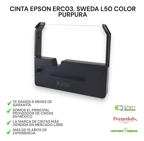 Cinta Para Epson Erc03, M220, Sweda L50, Sharp Er2580