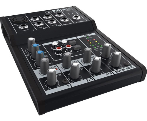 Mackie Mezcladora Compacta, Mixer 5 Canales, Phantom