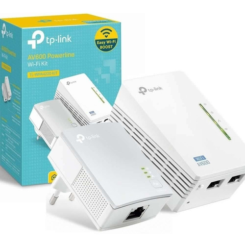 [ ] Kit Powerline Wifi Av600 300mbps Plc Tl-wpa4220kit Tp-li