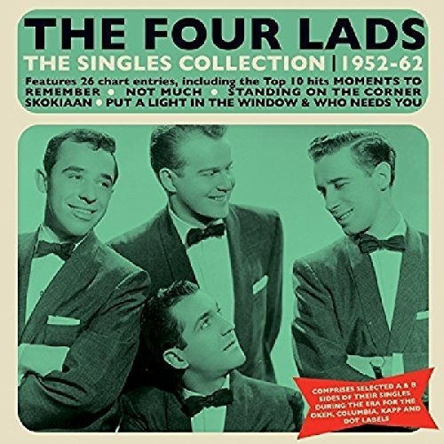Four Lads Singles Collection 1952-62 Usa Import Cd X 2