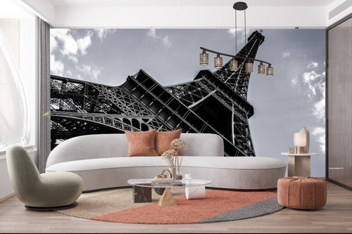 Vinilos Decorativos Para Hogar-living-paris-torre Eiffel