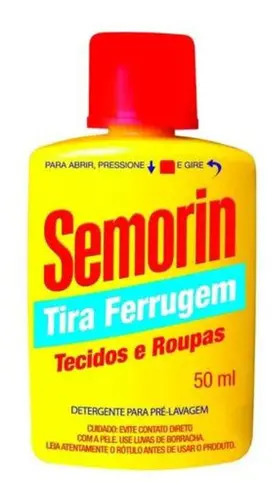 Tira Ferrugem Semorin Tecidos E Roupas 50ml