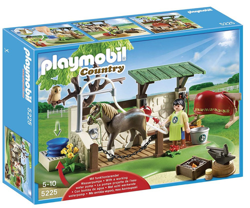 Brinquedo Playmobil Centro De Cuidados De Cavalos 5225