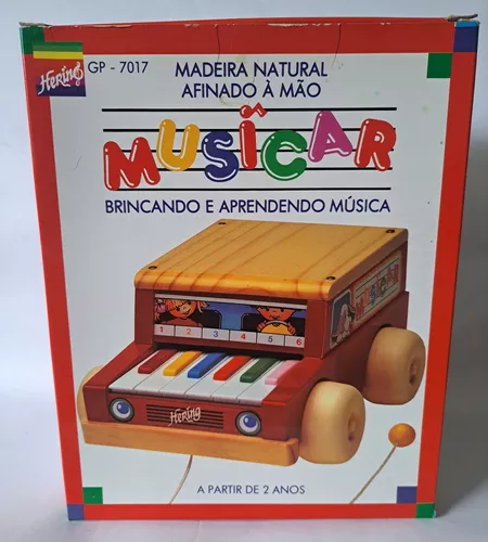 Piano Hering Plc-18 Infantil Brinquedo Antigo