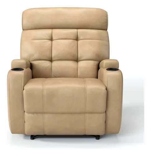 Poltrona Do Papai Reclinável Manual De Massagem Em Corino