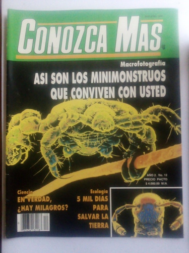 Imagen 1 de 4 de Revista Conozca Más Año 2 No. 12 Bacterias Minimonstruos