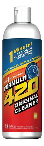 Formula 420 Limpiador De Pipas Pyrex, Metal, Cuarzo Y