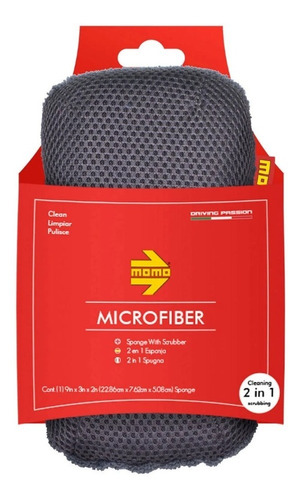 Esponja Microfibra 2 En 1 Limpia Y Pule Momo