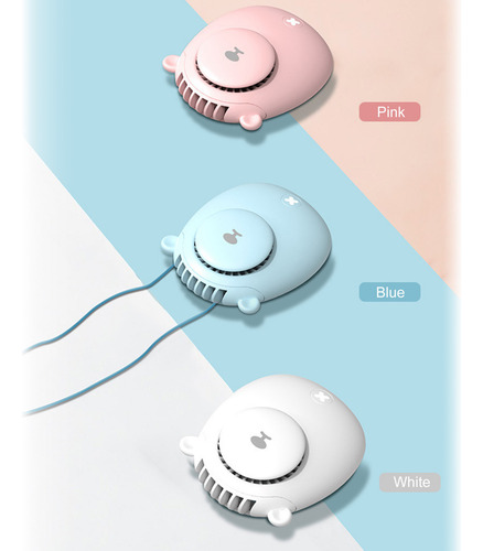Pj Miniventilador Usb, Ventilador De Cuello, Manos Libres,