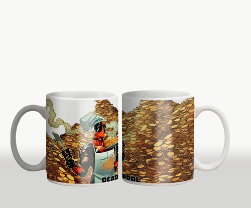 Caneca Cerâmica Herois Da Marvel - Deadpool