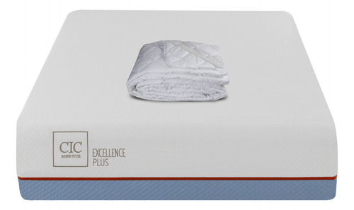 Colchon Excellence Plus 1p + Cubrec - Cic Blanco