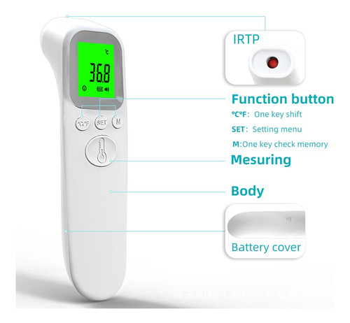 Termómetro Corporal Y Mini Medición De La Temperatura De Los