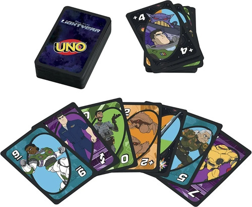 Uno Juego De Cartas Mattel Buzz Lightyear