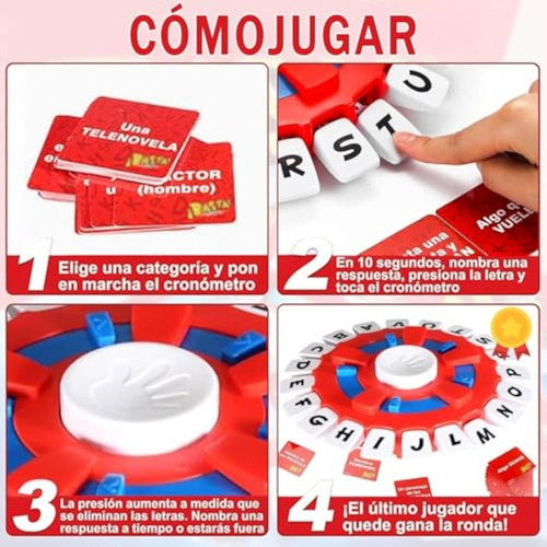 Basta Juego De Mesa En Español, De Aprendizaje Interactivo