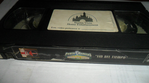 Vhs Power Rangers- Fuerza Del Tiempo Fin Del Tiempo (Usado)