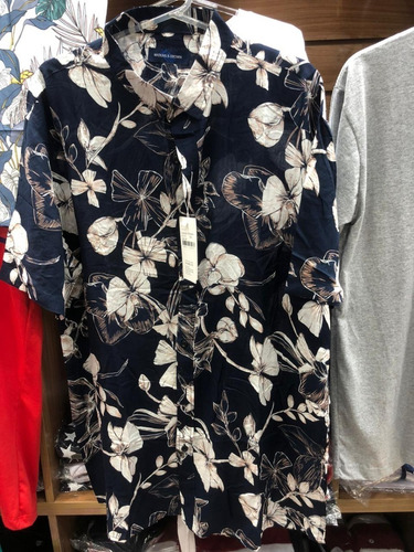 Kit 15 Camisa Social Masculina Floral Estampada Manga Curta