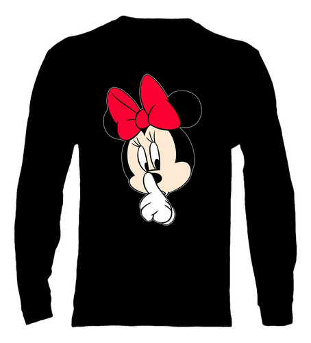 Polera Manga Larga Minnie Mouse - Ver 02 - Vale Gamess