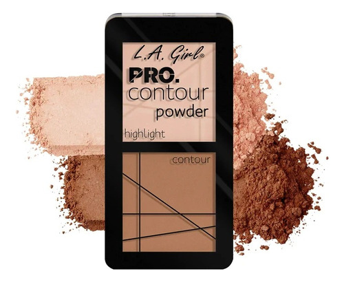 Bronceador Contorno Duo Pro Contour En Polvo L.a Girl