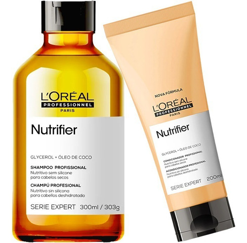 Kit Loreal Nutrioil Shampoo 300ml + Condicionador Nutrição