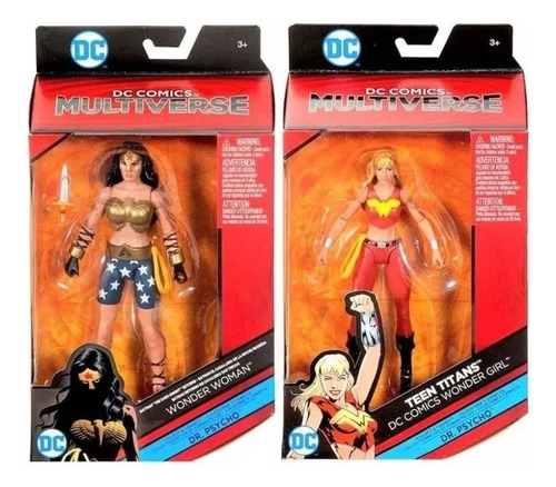 Dc Multiverse Dr Psycho Wonder Woman O Wonder Girl (cada Una