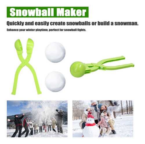 Juguete For Hacer Bolas De Nieve, Clip De Nieve, Kit For H