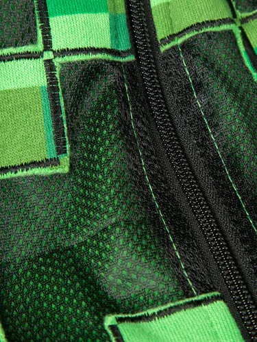 Jinx Minecraft Big Boys Creeper Sudadera Con Capucha Y Con