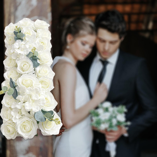 Panel De Flores De Arreglo De Pared De Flores De Boda Para