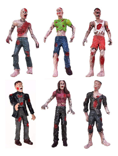 Lynkaye 6 Piezas Zombie Muecas Figura De Accin Juguetes Walk