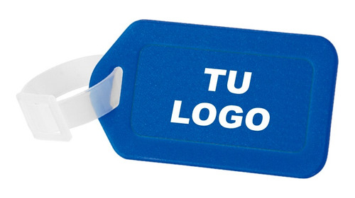 100 Identificadores De Equipaje Tag Con Tu Logo Impreso