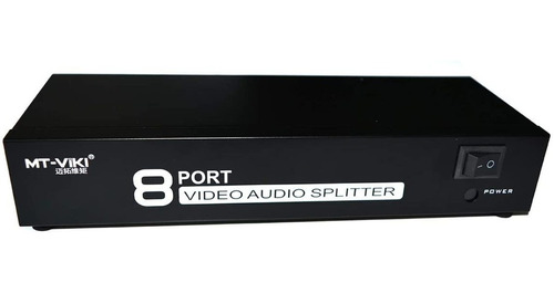 Splitter Selector Switch Rca 1 Entrada 8 Salidas