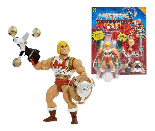 Masters Of The Universe He Man Origins Deluxe Puño Boleador