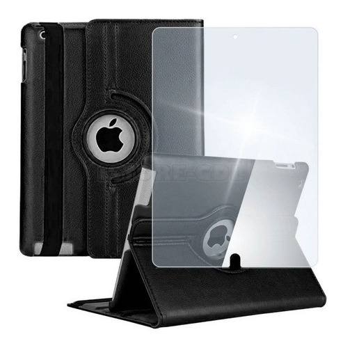 Funda Giratoria Para iPad Air 5/6 /7 9.7 Pulgadas + Mica H9