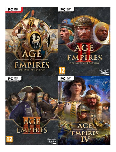 Todos Los Age Of Empires En Usb (1 Al 4) (para Pc) (128gb)